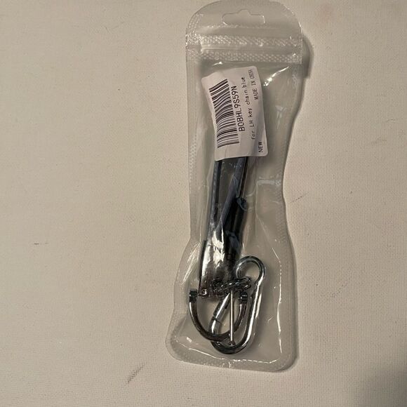 Land Rover Key Fob Keychain in Blue Leather NWT - Picture 5 of 5